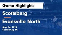 Scottsburg  vs Evansville North  Game Highlights - Aug. 26, 2023