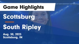 Scottsburg  vs South Ripley  Game Highlights - Aug. 30, 2023