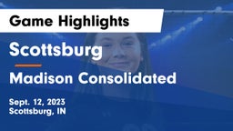 Scottsburg  vs Madison Consolidated  Game Highlights - Sept. 12, 2023