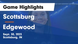 Scottsburg  vs Edgewood  Game Highlights - Sept. 30, 2023