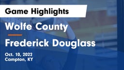 Wolfe County  vs Frederick Douglass Game Highlights - Oct. 10, 2022