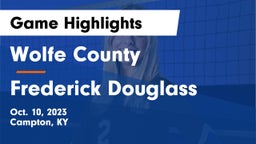 Wolfe County  vs Frederick Douglass Game Highlights - Oct. 10, 2023