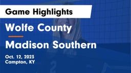 Wolfe County  vs Madison Southern  Game Highlights - Oct. 12, 2023