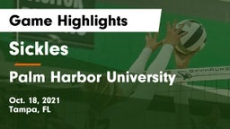 Sickles  vs Palm Harbor University  Game Highlights - Oct. 18, 2021