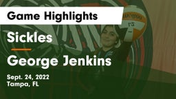 Sickles  vs George Jenkins  Game Highlights - Sept. 24, 2022
