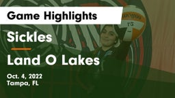 Sickles  vs Land O Lakes Game Highlights - Oct. 4, 2022