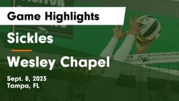 Sickles  vs Wesley Chapel  Game Highlights - Sept. 8, 2023