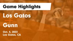 Los Gatos  vs Gunn  Game Highlights - Oct. 4, 2022