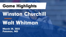 Winston Churchill  vs Walt Whitman  Game Highlights - March 28, 2023