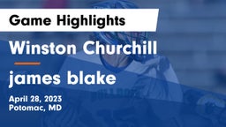 Winston Churchill  vs james blake Game Highlights - April 28, 2023