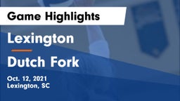 Lexington  vs Dutch Fork Game Highlights - Oct. 12, 2021