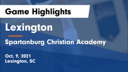 Lexington  vs Spartanburg Christian Academy Game Highlights - Oct. 9, 2021