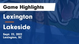 Lexington  vs Lakeside  Game Highlights - Sept. 22, 2022