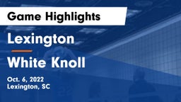 Lexington  vs White Knoll  Game Highlights - Oct. 6, 2022