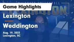 Lexington  vs Weddington  Game Highlights - Aug. 19, 2023
