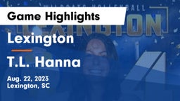 Lexington  vs T.L. Hanna  Game Highlights - Aug. 22, 2023