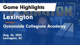 Lexington  vs Oceanside Collegiate Academy Game Highlights - Aug. 26, 2023