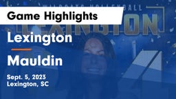 Lexington  vs Mauldin  Game Highlights - Sept. 5, 2023