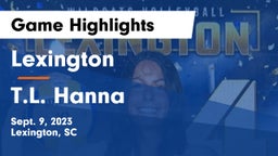 Lexington  vs T.L. Hanna  Game Highlights - Sept. 9, 2023