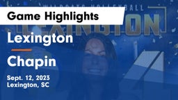 Lexington  vs Chapin  Game Highlights - Sept. 12, 2023