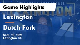 Lexington  vs Dutch Fork  Game Highlights - Sept. 28, 2023