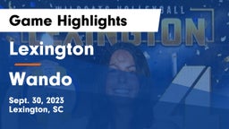 Lexington  vs Wando  Game Highlights - Sept. 30, 2023