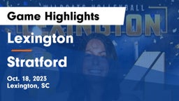 Lexington  vs Stratford  Game Highlights - Oct. 18, 2023