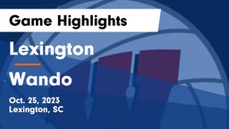 Lexington  vs Wando  Game Highlights - Oct. 25, 2023