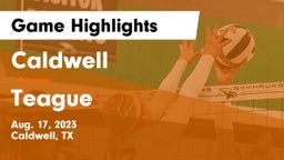 Caldwell  vs Teague  Game Highlights - Aug. 17, 2023