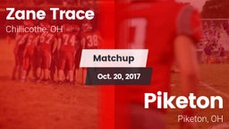 Matchup: Zane Trace HS vs. Piketon  2017