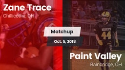 Matchup: Zane Trace HS vs. Paint Valley  2018