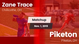Matchup: Zane Trace HS vs. Piketon  2019