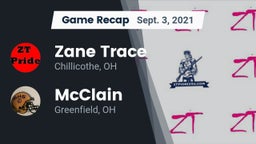 Recap: Zane Trace  vs. McClain  2021