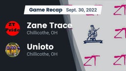 Recap: Zane Trace  vs. Unioto  2022