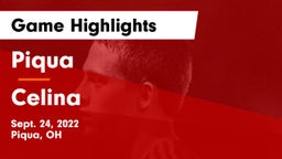 Piqua  vs Celina  Game Highlights - Sept. 24, 2022