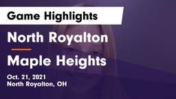 North Royalton  vs Maple Heights  Game Highlights - Oct. 21, 2021