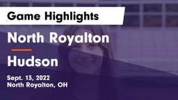 North Royalton  vs Hudson  Game Highlights - Sept. 13, 2022