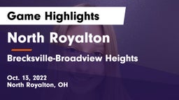 North Royalton  vs Brecksville-Broadview Heights  Game Highlights - Oct. 13, 2022