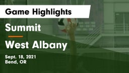 Summit  vs West Albany  Game Highlights - Sept. 18, 2021