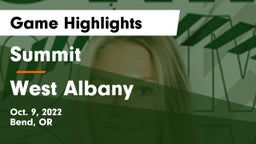 Summit  vs West Albany  Game Highlights - Oct. 9, 2022