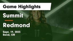Summit  vs Redmond  Game Highlights - Sept. 19, 2023