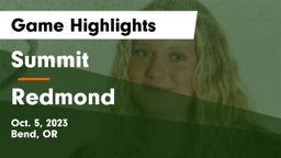 Summit  vs Redmond  Game Highlights - Oct. 5, 2023