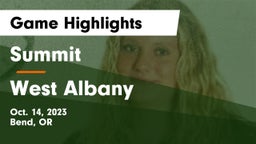 Summit  vs West Albany  Game Highlights - Oct. 14, 2023