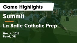 Summit  vs La Salle Catholic Prep Game Highlights - Nov. 4, 2023