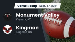 Recap: Monument Valley  vs. Kingman  2021