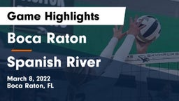 Boca Raton  vs Spanish River Game Highlights - March 8, 2022