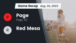 Recap: Page  vs. Red Mesa 2022