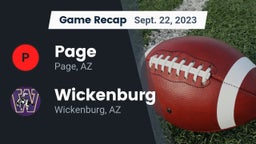 Recap: Page  vs. Wickenburg  2023