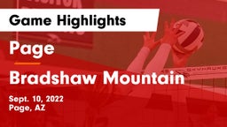 Page  vs Bradshaw Mountain  Game Highlights - Sept. 10, 2022