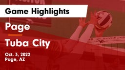 Page  vs Tuba City  Game Highlights - Oct. 3, 2022